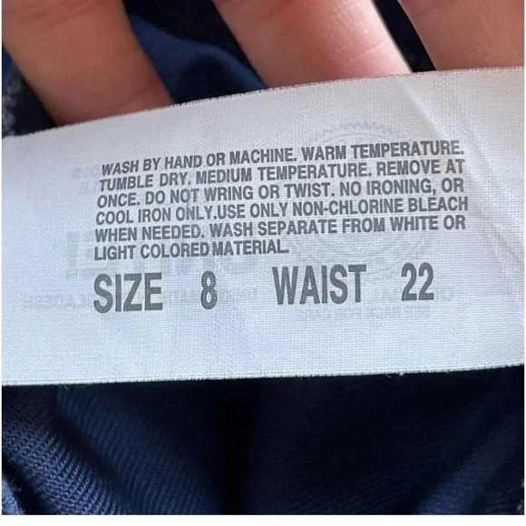 Navy Cargo Cotton Boys Shorts Uniform Boy Scouts Sz 8 # 1621 - Picture 7 of 9